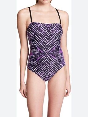 Calvin Klein Women’s Classic Bandeau One Piece Swimsuit